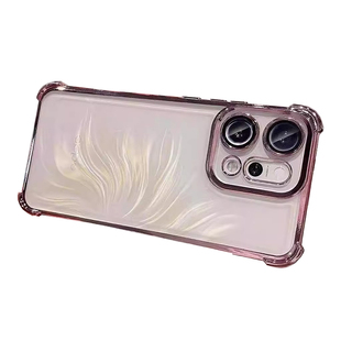 超防摔适用于opporeno14pro手机壳opporeno13新款镜头全包reno12气囊11透明高级感56789系列硅胶男0pp0外壳10