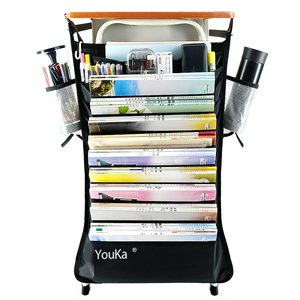 课桌收纳袋挂袋高中初中生挂书袋学生桌上书本神器教室书桌侧挂置物架书立侧面放书桌面袋子桌边带整理学习