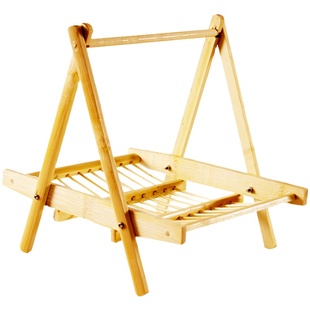 火锅店涮菜水果盘果篮晾衣白肉创意冷菜网红竹架竹子酒店特色餐具