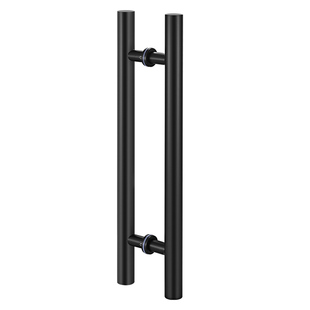 玻璃门拉手不锈钢玫瑰金黑钛金门把手木门推拉门有框门KTV地弹门