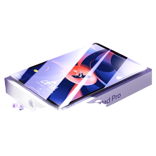 适用ipadpro钢化膜ipad10.2寸新款2022版10.5寸苹果平板2019AR膜全屏防指纹高清2020防摔贴膜2018保护por2021