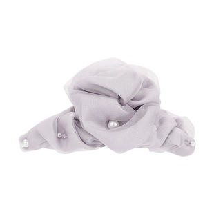 SHINE萱子饰品轻纱幻影系列氛围感紫色褶皱抓夹精致生日礼物