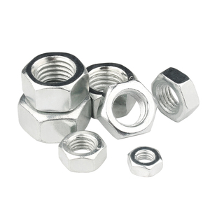 铁镀锌六角螺母螺丝帽镀锌螺栓帽M3M4M5M6M8M10M12M14M16M20--M36