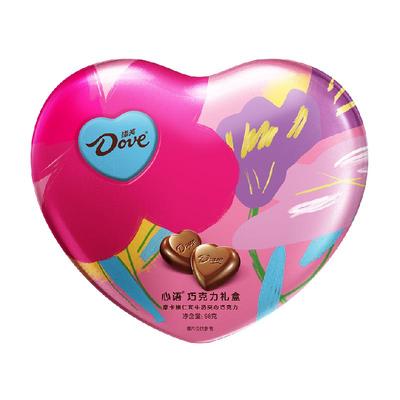 德芙心语礼盒心形巧克力糖果