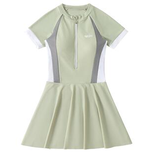 泳衣女款2026新款高级感游泳馆专用泡温泉连体女士微胖游泳衣泳装