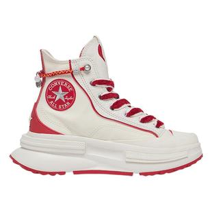 Converse匡威男女鞋经典红白拼色夹心厚底鞋高帮帆布鞋 A13346C