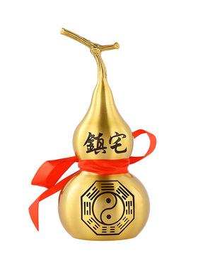 黄铜八卦葫芦开口铜葫芦家居摆饰铜器工艺品摆件批发
