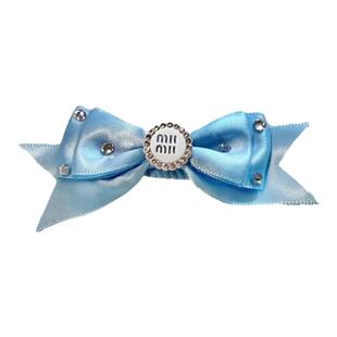 【Baby蓝】小狗发夹约克夏马尔济斯bb夹比熊博美宠物不锈钢头发饰