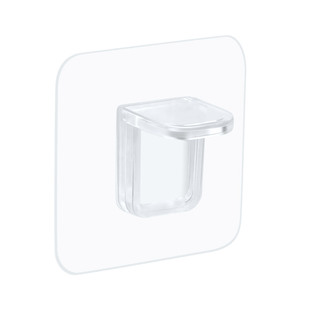 免打孔隔板托架三角支架层板支撑贴免钉固定托衣柜墙上搁板角铁