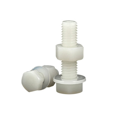 外六角塑胶螺栓尼龙螺丝螺母套装