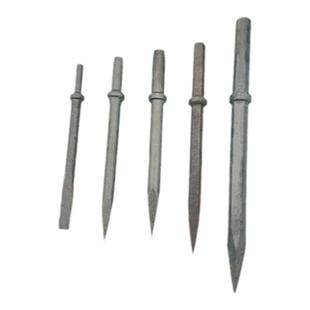 G10/20风镐钎尖头扁头铁钎子气镐钎风镐头钻头风镐钎子