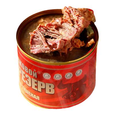 俄罗斯风味牛肉罐头大块速食