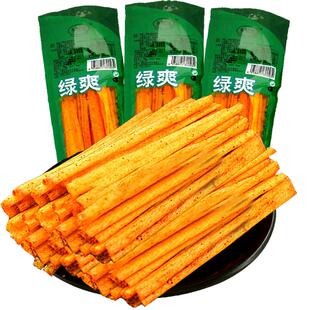 千味源绿爽辣条五毛钱的麻辣80后90后儿时怀旧小零食校园5角包几