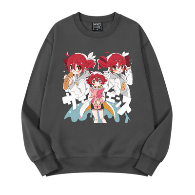 加绒柔顺亲肤保暖圆领卫衣