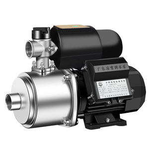 广东凌霄不锈钢增压泵静音家用自来水大功率农村自建房全自动管道