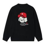 AFGK x Tombonia联名 带帽小狗冬季慵懒感毛衣男女情侣打底针织衫
