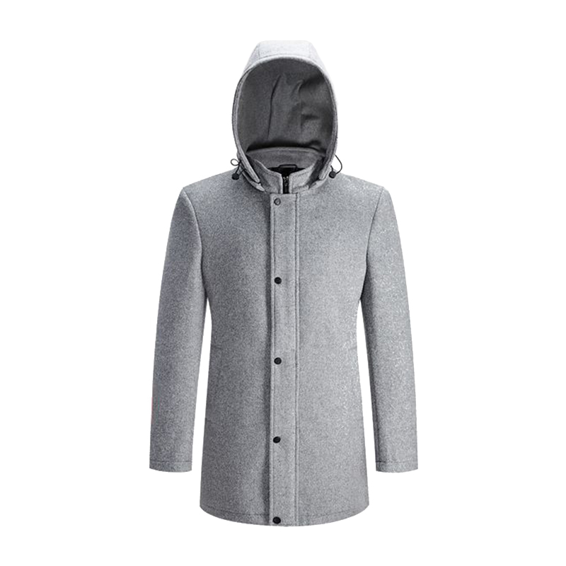 【所有爸妈的幸福家直播间】Artsdon阿仕顿男士连帽含羊毛大衣