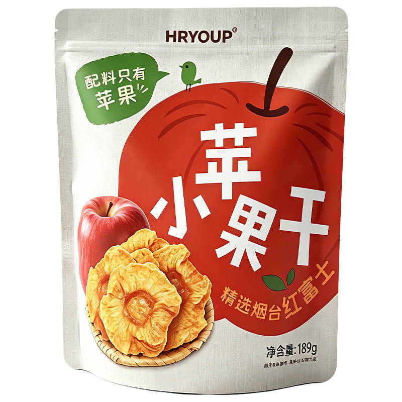 HRYOUP苹果干独立包装即食软糯