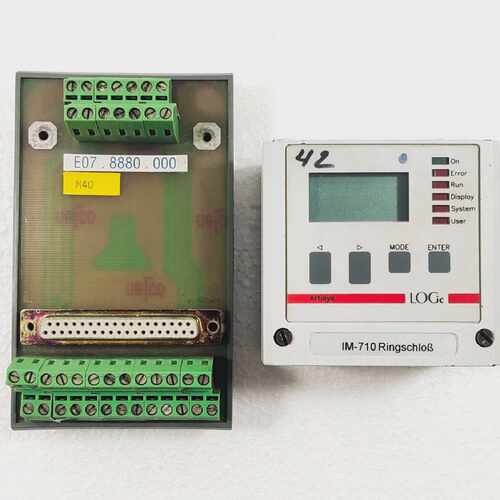 LOGIC IM-710 RINGSCHLOB CONTROLLER MODULE 1P2 PROFIBUS 90371