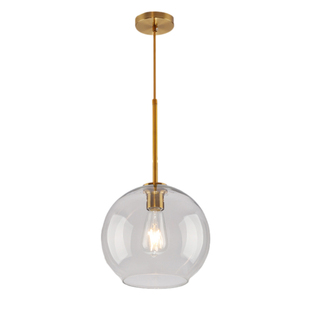 创意个性玻璃圆球型吊灯北欧简约单头后现代餐厅吧台店铺客厅灯饰