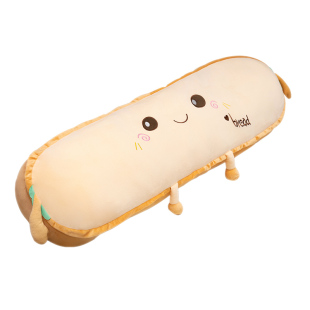 可爱吐司抱枕长条枕头床头大靠枕女生睡觉夹腿孕妇侧睡枕床上靠垫