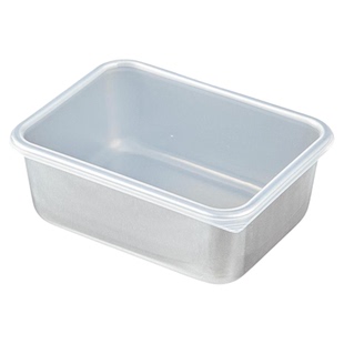 霜山铝制保鲜盒冰箱分装盒收纳盒食物冷藏密封盒海鲜肉类速冻盒子