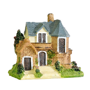 多肉花盆装饰摆件创意微景观DIY材料欧式别墅城堡茅草屋蘑菇房子