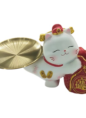 新中式招财猫合成树脂摆件