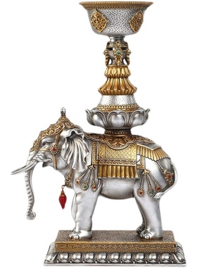 电子酥油灯充电LED象宝供佛灯