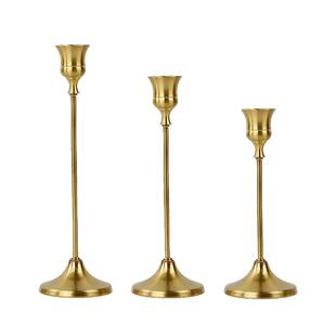 美式轻奢铃铛烛台情人节蜡烛架拍照道具圣诞节浪漫烛光晚餐烛台