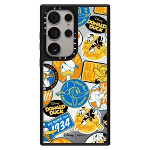 迪士尼唐老鸭手机壳磁吸magsafe镜面防摔保护套适用于三星Galaxy S25ultra/S25/S24/S23ultra可爱个性