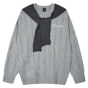From Mars Traceless, academic style, retro lazy sweater
