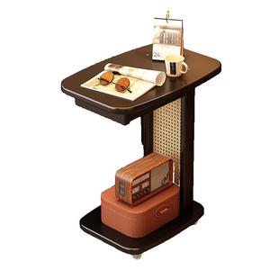 床头置物架可移动卧室收纳神器夹缝小窄边柜现代简约床头柜替代品