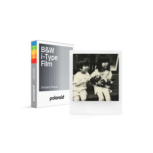 Polaroid宝丽来i-Type黑白胶片拍立得胶片相机相纸8张【限I-2&Now系列&Now+系列相机&Lab影塔可用】