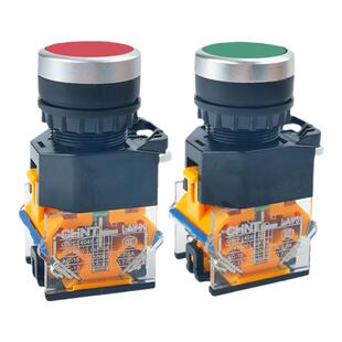 正泰按钮开关LAY39B(LA38)-11BN自复位自锁带灯BNZSD 220V24V急停