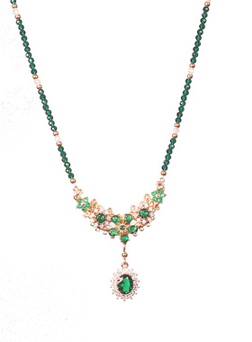 原创设计轻奢小众红色女简约项链