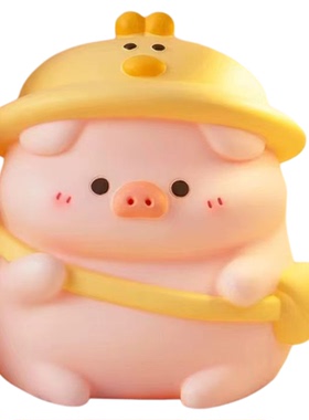 新款网红卡通小猪存钱储蓄罐摆件