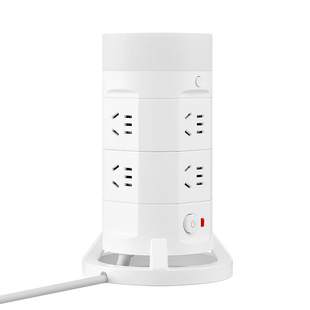 魔方立式多功能无线电脑充面板多孔USB宿舍办公线插排带线插线板