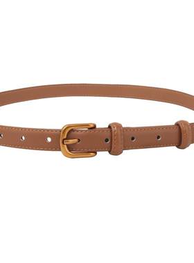 女士光身真皮合金百搭腰带