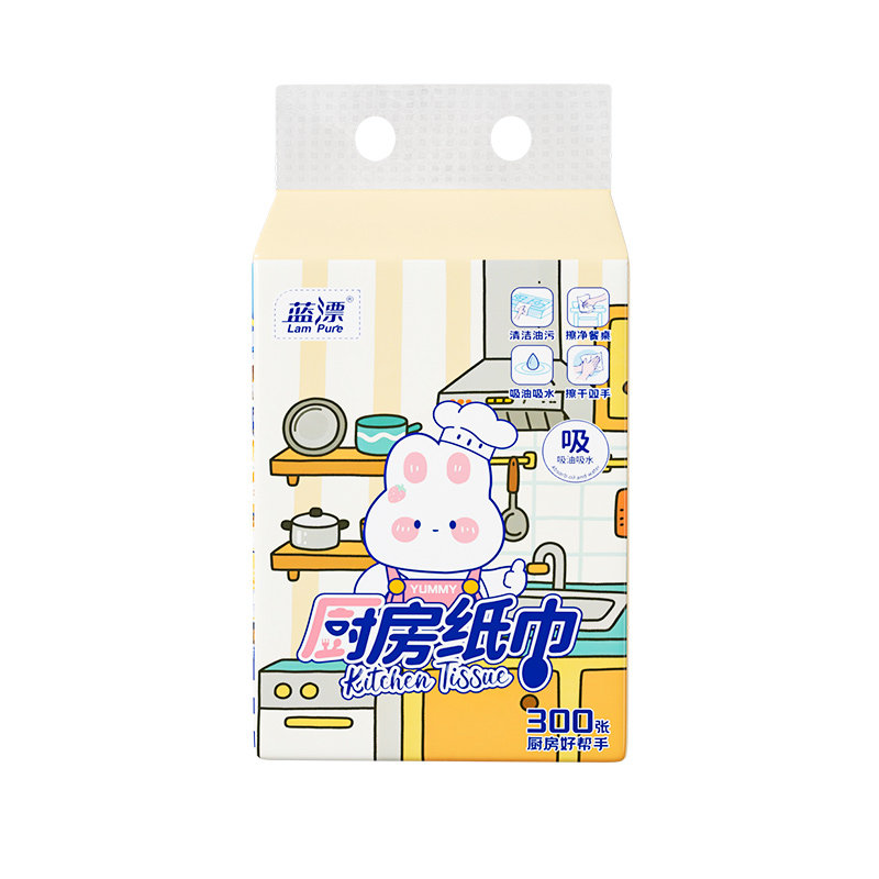 悬挂式厨房抽纸巾厨房专用纸巾吸水吸油擦锅纸家用大包装-AY