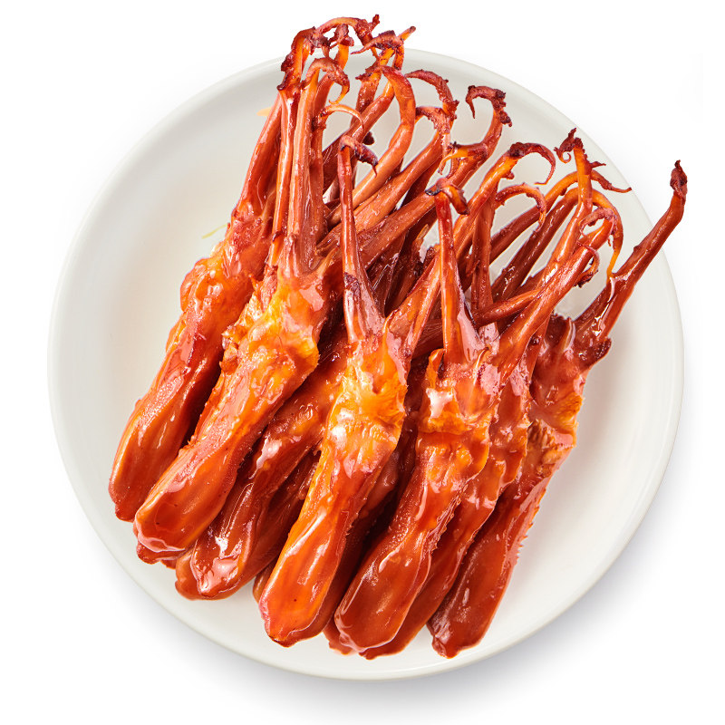 来伊份酱香鸭舌甜辣温州卤味鸭肉即食小吃散称小包装办公休闲零食