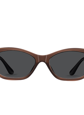 复古猫眼近视墨镜女款窄框显脸小高级感近视偏光太阳眼镜防晒遮阳