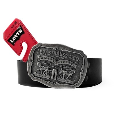 复古平滑扣男士牛仔裤皮带