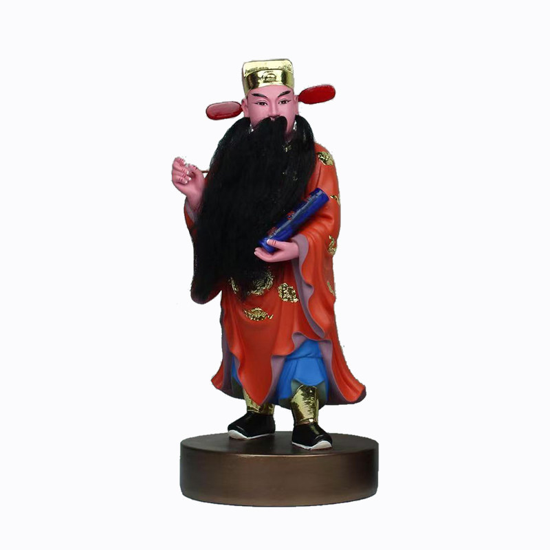 文判武判神像12英寸树脂文武判官文判官武判官阴神像家用供奉摆件
