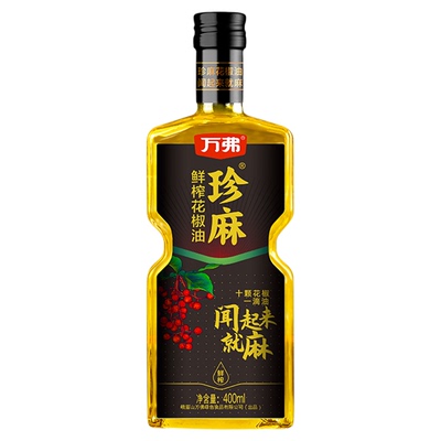 万弗花椒油藤椒家用麻油四川特产麻椒油红花椒油特麻特香麻油