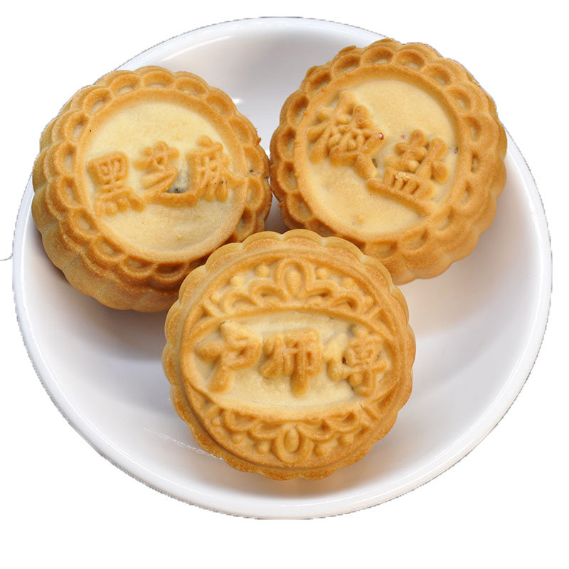 巧克力月饼河南卢师傅月饼椰蓉小饼花生酥脆甜点早餐糕点网红零食