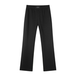 UNKNOWTAL 高街设计感撞色微喇直筒慵懒垂感宽松百搭休闲裤