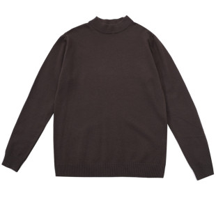 2026高级感半高领毛衣男长袖一体绒针织衫亲肤内搭打底衫中领修身