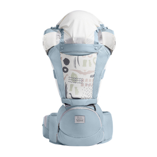 抱抱熊腰凳婴儿背带前后两用宝宝轻便抱娃神器解放双手夏季bebear