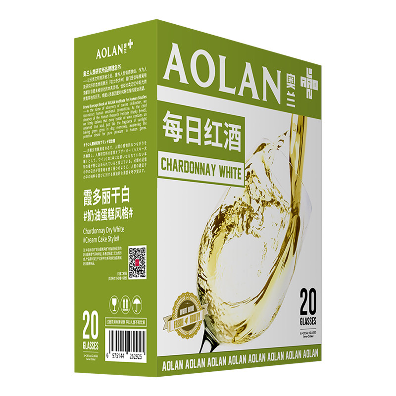 奥兰小红帽每日红酒霞多丽干白葡萄酒3L雷司令半甜白进口西拉干红